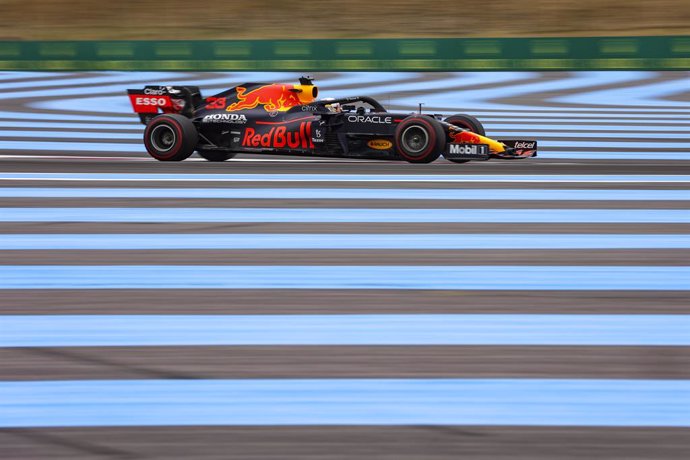 33 VERSTAPPEN Max (nld), Red Bull Racing Honda RB16B, action during the Formula 1 Emirates Grand Prix de France 2021, 7th round of the 2021 FIA Formula One World Championship from June 18 to 20, 2021 on the Circuit Paul Ricard, in Le Castellet, France -