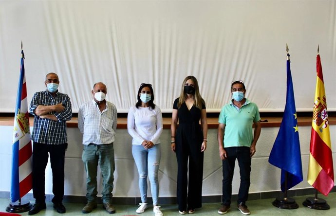 La senadora de Ciudadanos (Cs) por designación autonómica, diputada provincial y coordinadora de la formación liberal en Huelva, María Ponce, en Aroche