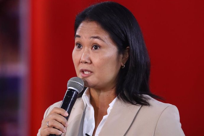 La candidata de Fuerza Popular, Keiko Fujimori.