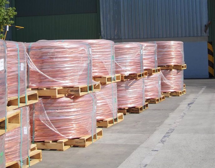 Archivo - El cobre y sus manufacturas son el segundo producto más exportado por Córdoba, tras el aceite de oliva, en el primer cuatrimestre de 2021.