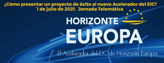 Cartel de la jornada sobre el Acelerador Europeo de Innovación