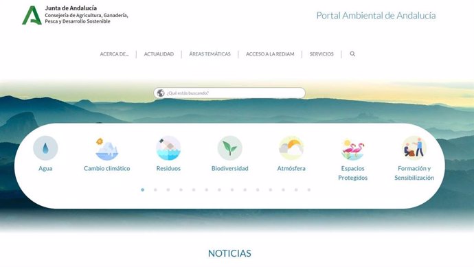 La Junta estrena una versión actualizada del Portal Ambiental de Andalucía