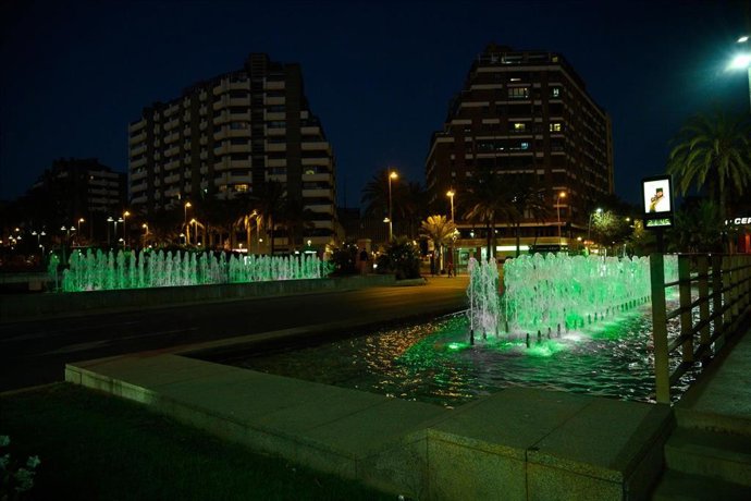 Archivo - Almería se viste de verde mañana lunes para visibilizar el Día Mundial contra la ELA.