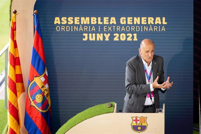 BARCELONA, SPAIN - JUN 20 Asamblea general ordinaria 2021 (Foto de Germán Parga/FC Barcelona)