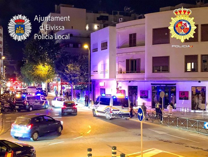 Dispositivo de control entre la Policia Local y la Policia Nacional en Ibiza