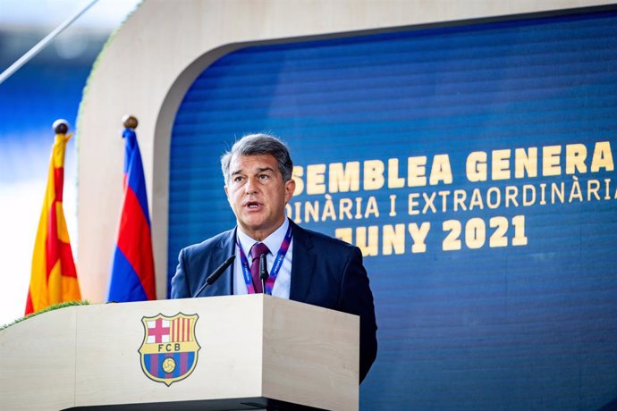 BARCELONA, SPAIN - JUN 20 Asamblea general ordinaria 2021 (Foto de Germán Parga/FC Barcelona)