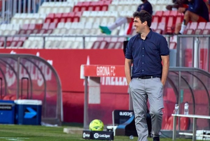 El entrenador del Rayo Vallecano, Andoni Iraola