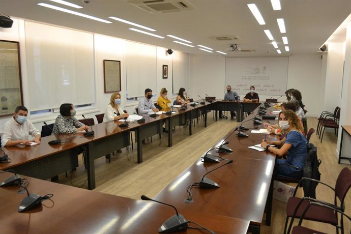 Un momento de la reuniónmantenido por la Mesa Penitenciaria