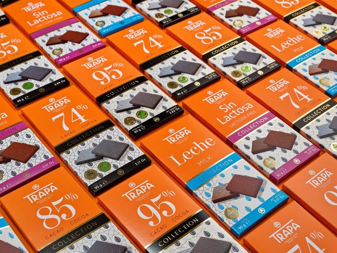 Tabletas de chocolate de Chocolates Trapa