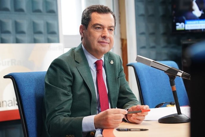 Juanma Moreno, este lunes