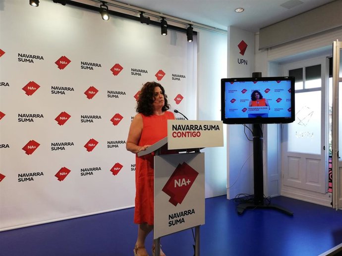 Marta Álvarez, parlamentaria de Navarra Suma