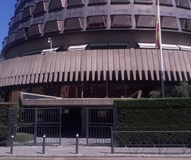 Archivo - Fachada del Tribunal Constitucional.