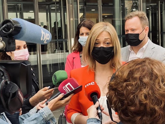 La presidenta del Grupo Parlamentario Ciudadanos, Carmen Picazo, en Albacete