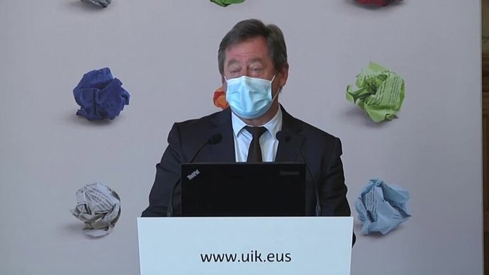 El consejero de Cultura y Política Lingüística, Bingen Zupiria