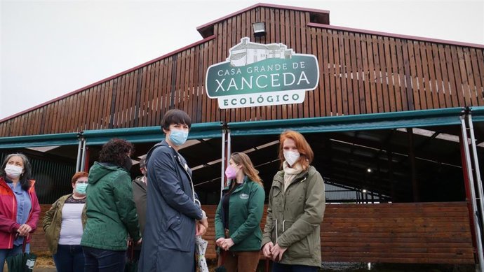 La portavoz nacional del BNG, Ana Pontón, visita Casa Grande de Xanceda