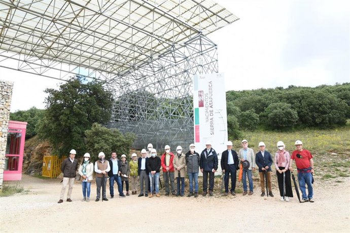 El Patronato de la Fundación Atapuerca reunido este lunes.