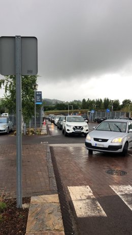 Afluencia en los accesos a la Cidade da Cultura.