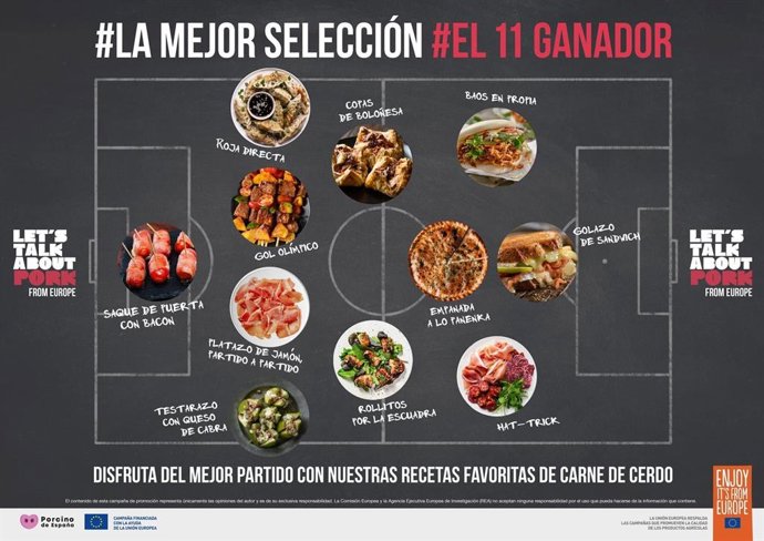 Las mejores tapas con carne de cerdo para vivir la Eurocopa