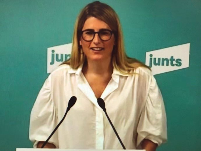 La vicepresidenta de Junts, Elsa Artadi.