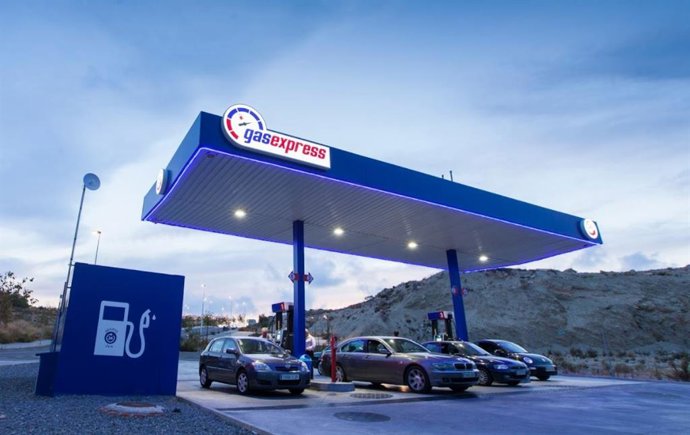 Una estación de servicio Gasexpress