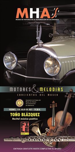 Archivo - Cartel anunciador del recital 'Guitarras y versos'.