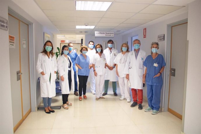 Especialistas del grupo ELA del Hospital Virgen del Rocío