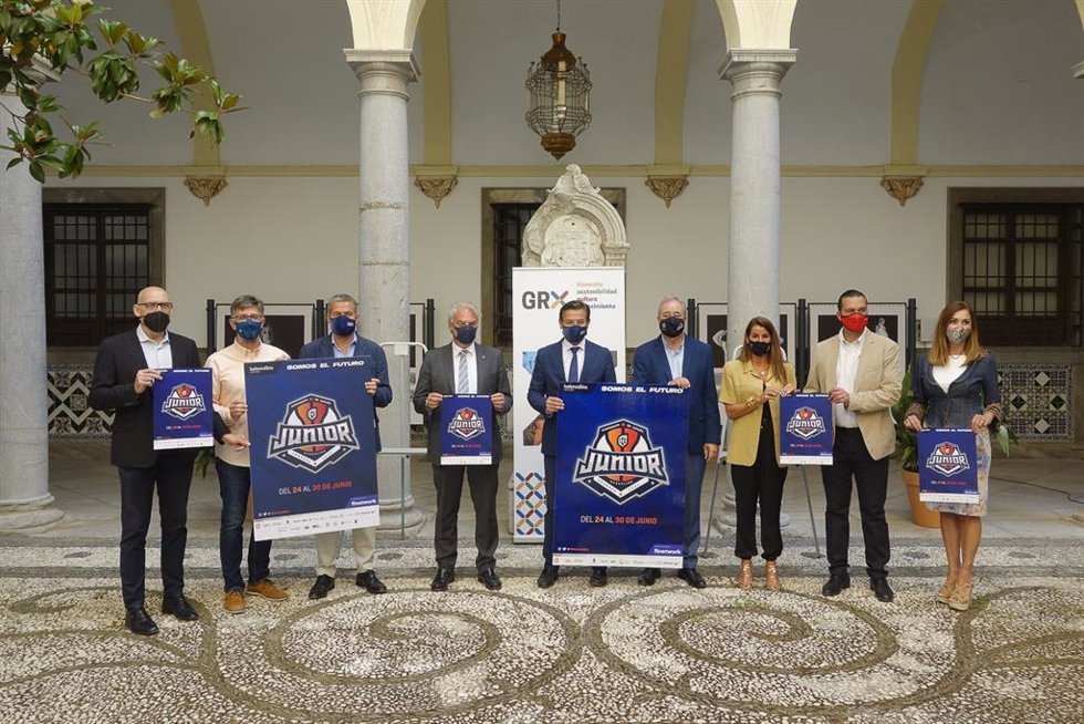 Presentación de Granada como sede este mes del Campeonato de España Júnior de Baloncesto