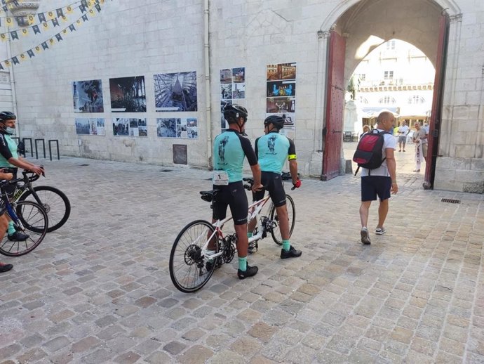 Jaime Lafita durante el comienzo de la segunda etapa de suDesafío BrusELAs
