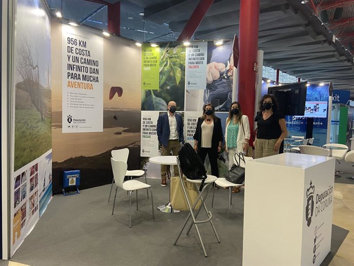 Stand de la Diputación de A Coruña en la feria de Málaga