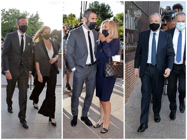 Numerosos rostros conocidos han despedido a Lorenzo Sanz en una misa funeral