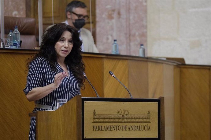 La consejera de Igualdad, Rocío Ruiz, en una imagen de 10 de junio en el Pleno del Parlamento. 