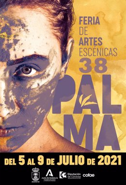 Archivo - Cartel de la 38 edición de Palma Feria de las Artes Escénicas de Andalucía, que se aplaza a octubre.