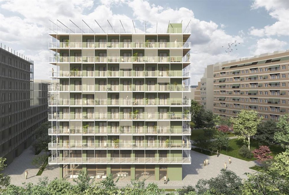 Archivo - Proyecto de Aprop en el barrio barcelonés de la Bordeta