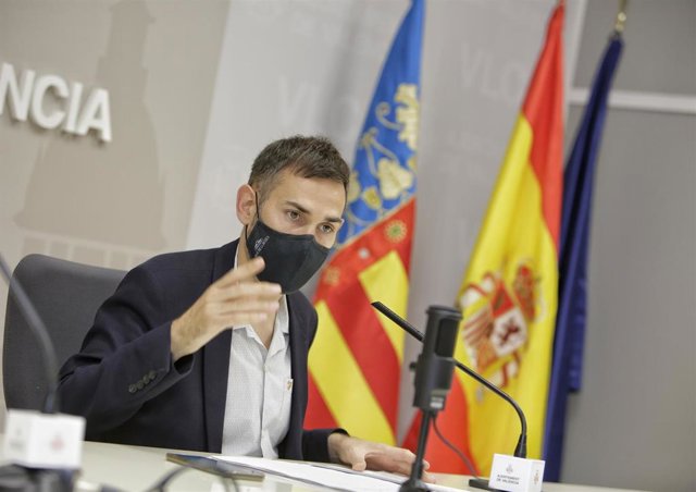 Archivo - El vicealcalde de València y portavoz del gobierno local, Sergi Campillo, en imagen de archivo