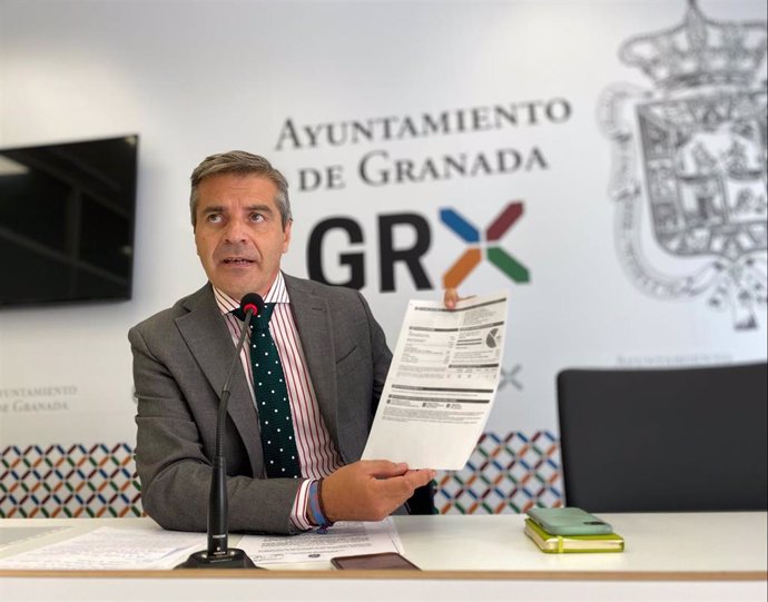 El portavoz del PP en el Ayuntamiento de Granada, César Díaz