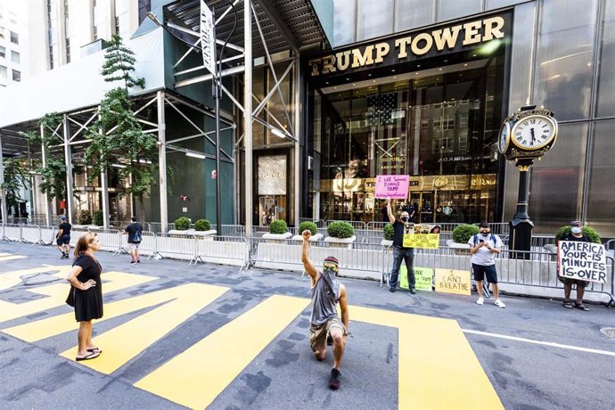 Archivo - Torre Trump en Nueva York. 