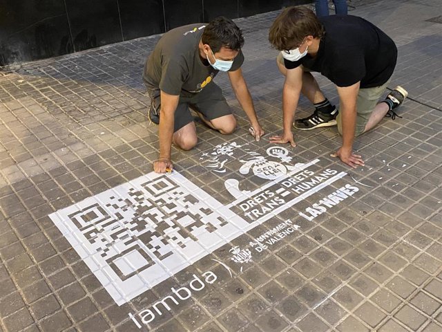 QR sobre diversidad sexual de la campaña de Las Naves y Lambda