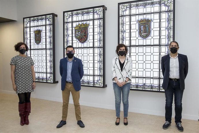 Iosune Pascual, Jesús Mari Rodríguez, Cristina Bayona y Ángel Labiano
