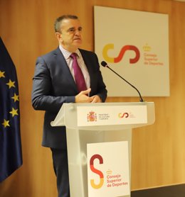 El presidente del Consejo Superior de Deportes (CSD), José Manuel Franco, presenta la Semana Europea del Deporte de 2021.