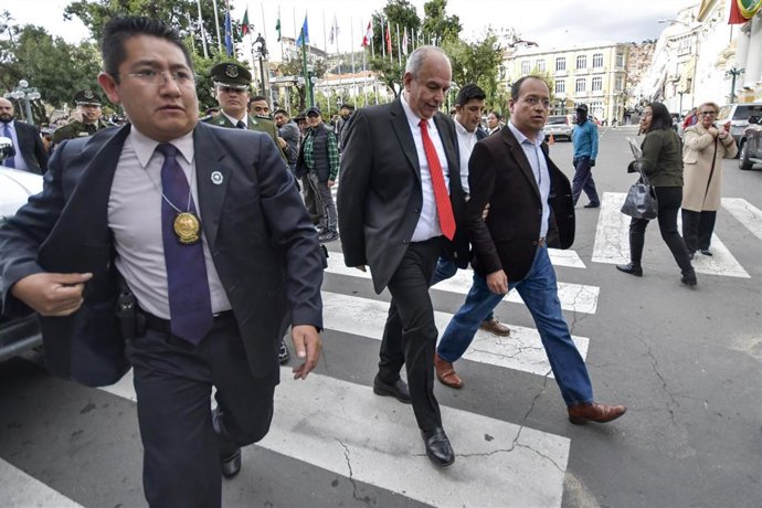 Archivo - El ministro de Gobierno de Bolivia, Arturo Murillo.