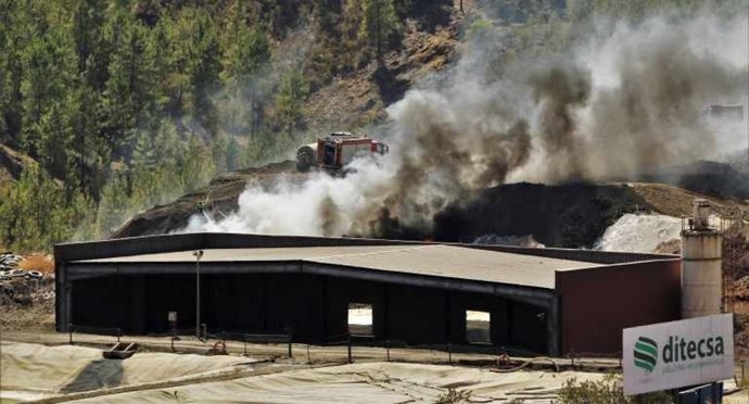 Archivo - El vertedero de Nerva en una imagen de archivo.