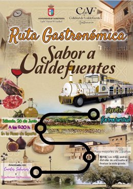 Ruta gastronómica en tren turístico en Valdefuentes
