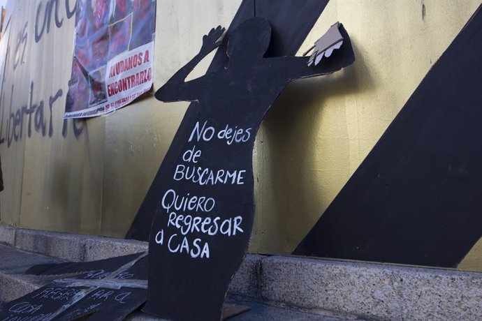 Archivo - Protesta por los desaparecidos en México