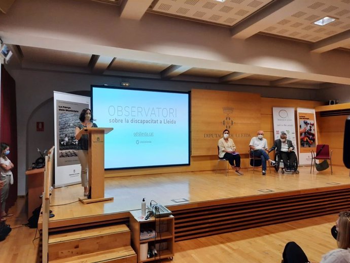 Presentación del Observatorio sobre la discapacidad en Lleida. El 22 de junio de 2021.