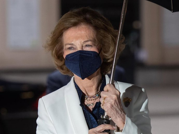 REINA SOFÍA LLEGA AL CONCIERTO FIN DE CURSO DE LA ESCUELA SUPERIOR DE MÚSICA REINA SOFÍA