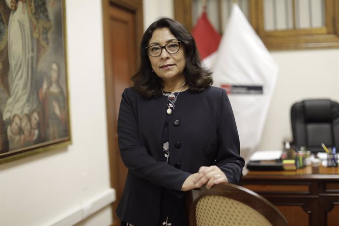 La presidenta del Consejo de Ministros de Perú, Violeta Bermúdez.