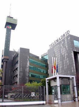 Archivo - Exterior de la sede de Telemadrid
