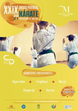 Cartel de XXIX Circuito Provincial de Kárate