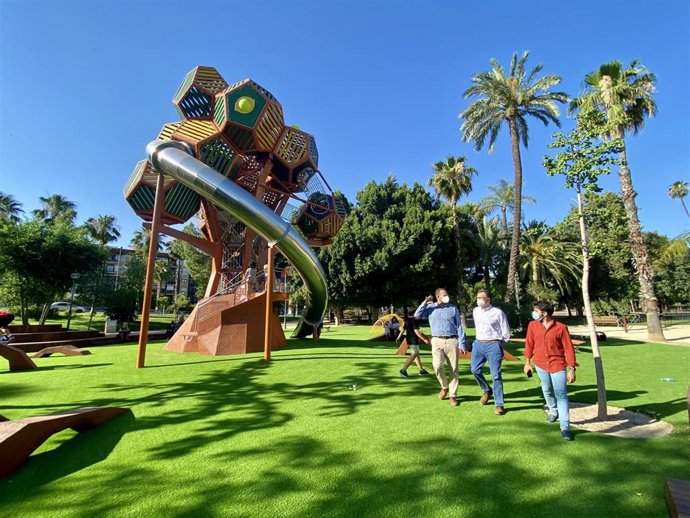 Imagen del gran limonero del jardín del Malecón