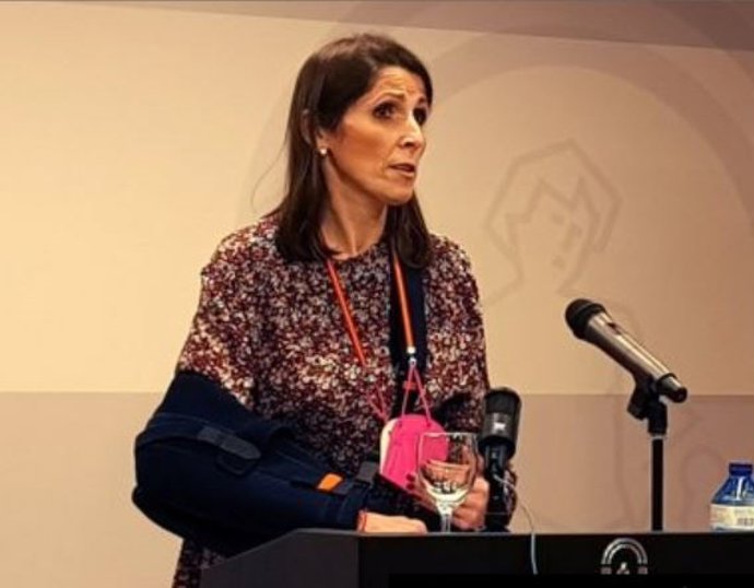 La delegada territorial de Educación y Deporte en Málaga, Mercedes García Paine, en una imagen de archivo
